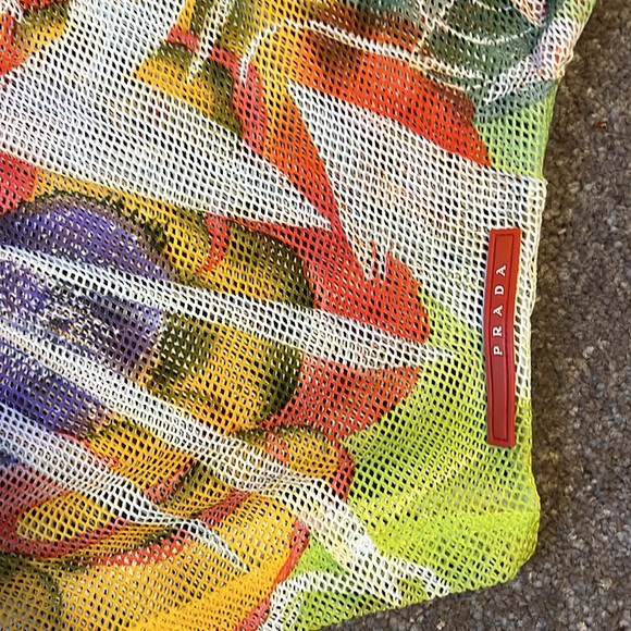 Vintage Prada sport mesh cover up top medium small Italy - Picture 3 of 4